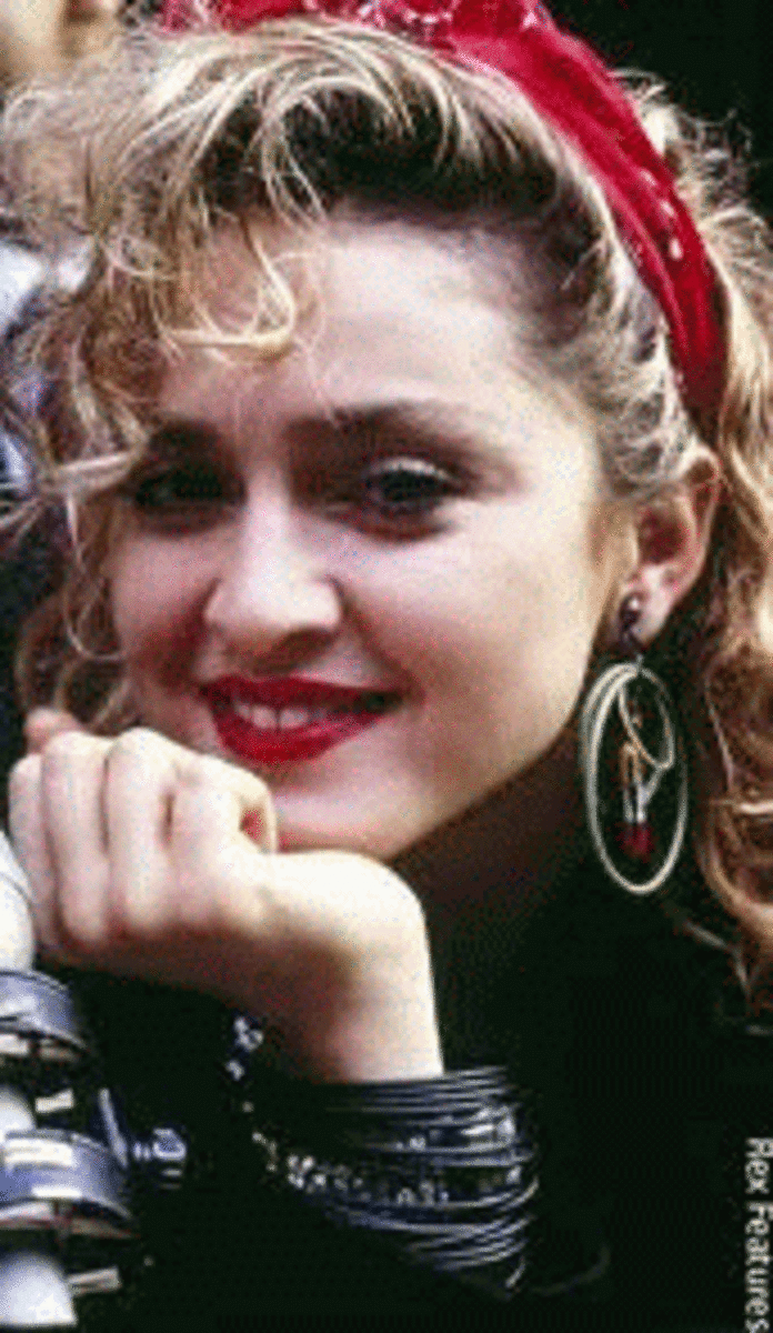 Madonna in the 1980's 