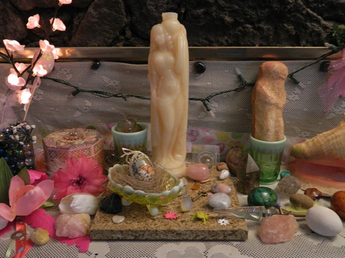Making an altar is a great way to celebrate the holiday.