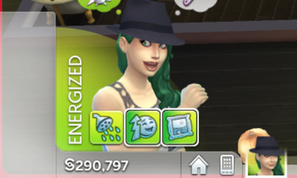 The Energized emotion in The Sims 4.