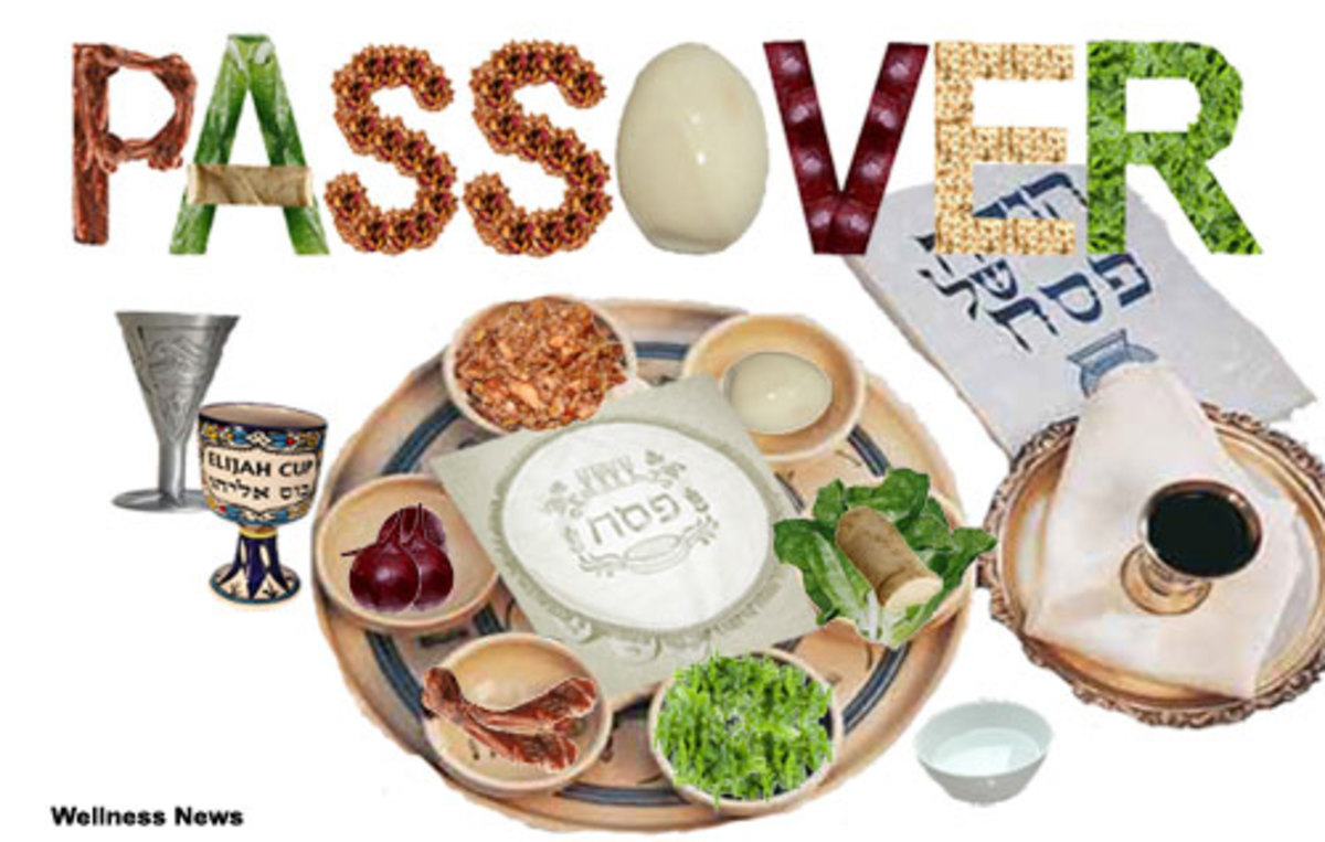 Pesach, or Passover, remembers the journey of the Hebrew slaves out of Egypt. It coincides with the Christian celebration, Easter.