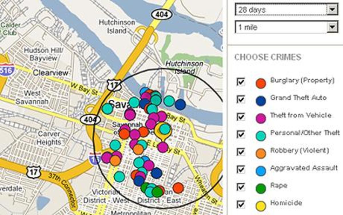 Benefits and Disadvantages of Crime Maps HubPages