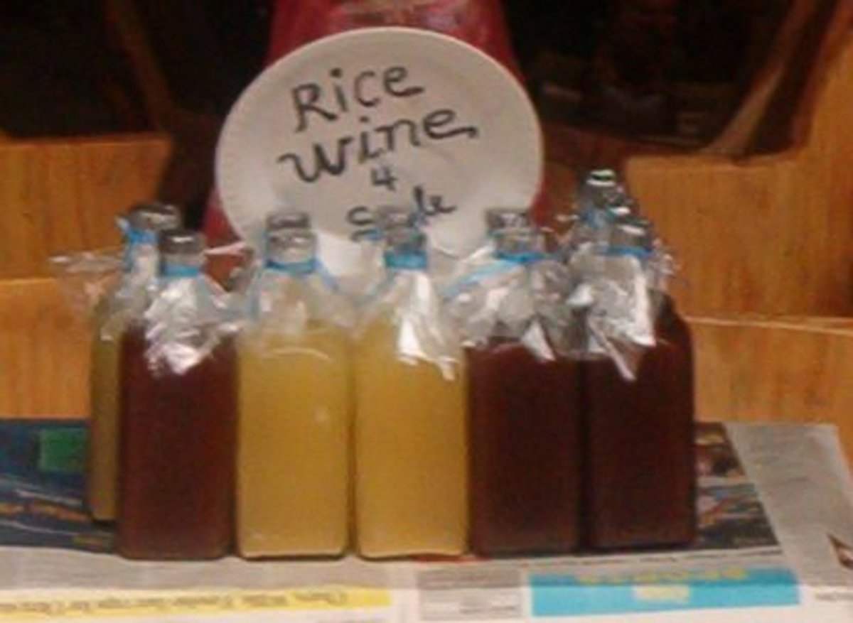 Tapuy Rice Wine Sold to Tourists and Passers-By in a Roadside Store (Photo courtesy by Clarissa-Ren from Flickr.com)