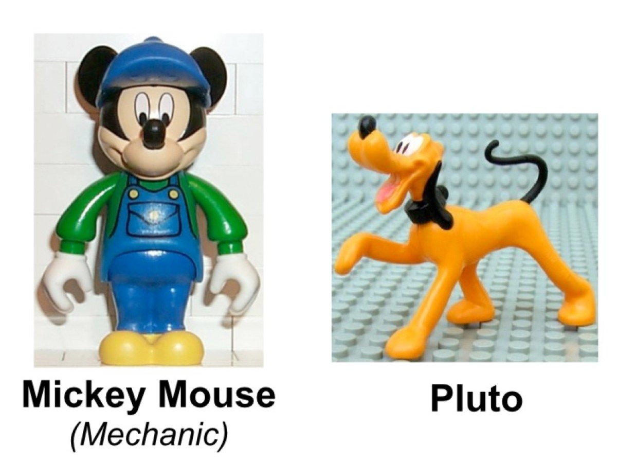 LEGO Mickey Mouse Mickey’s Car Garage 4166 Minifigures 