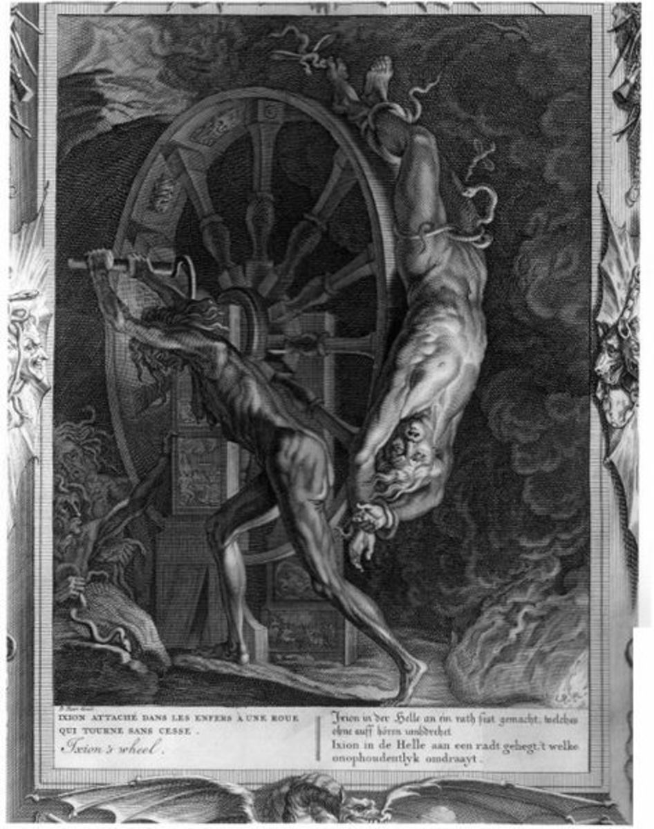 The Punishment of Ixion - Bernard Picart (1673–1733) - PD-art-100