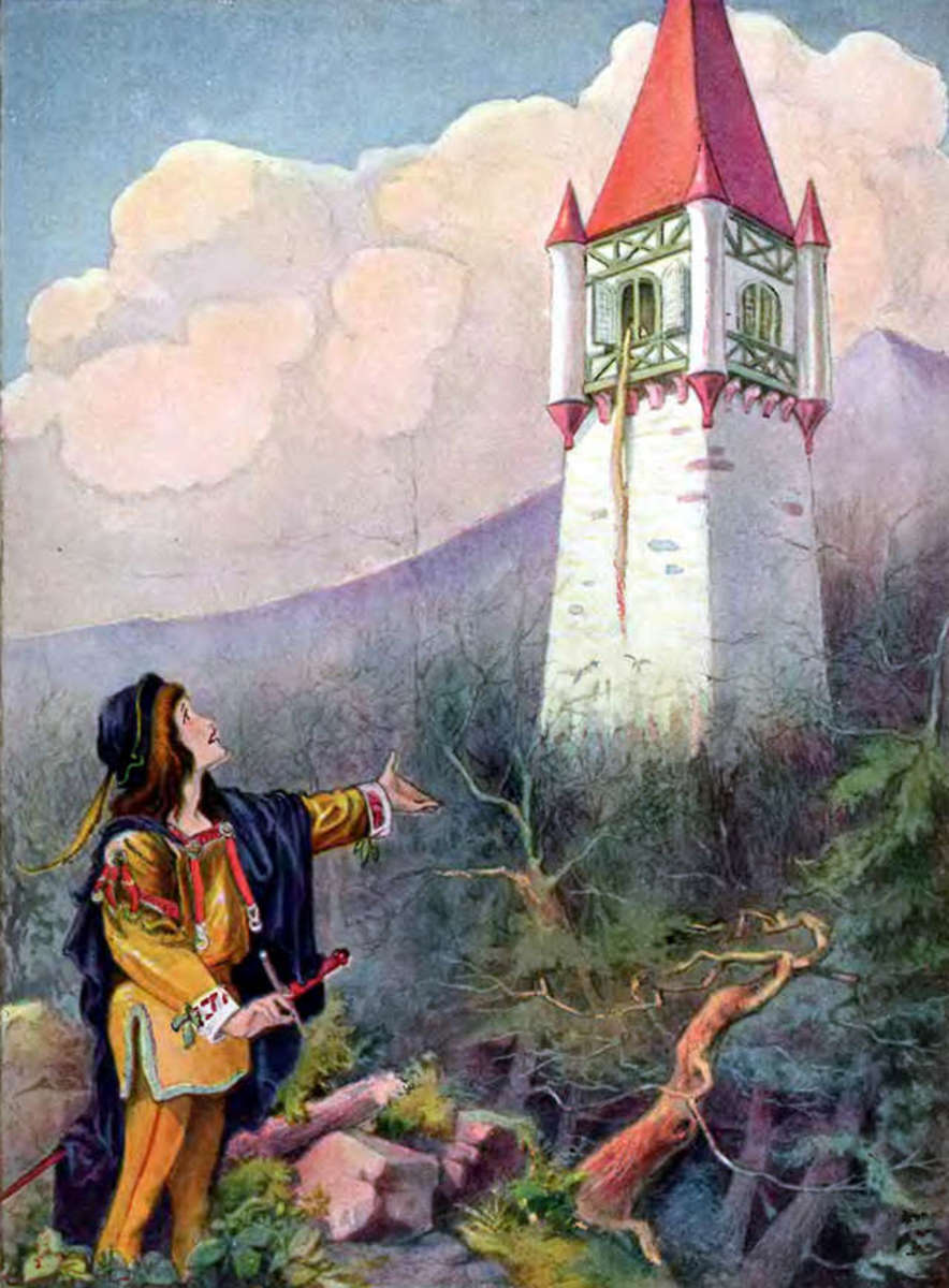 Rapunzel, illustrated by Johnny Gruelle