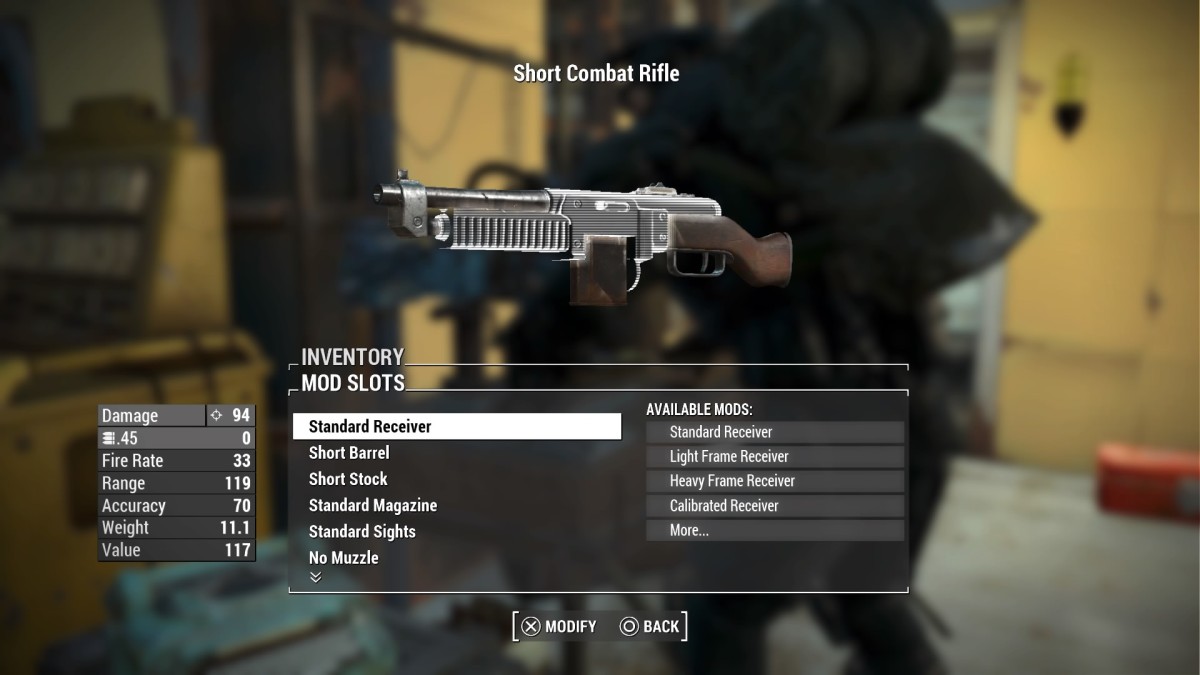 fallout 4 weapons on back