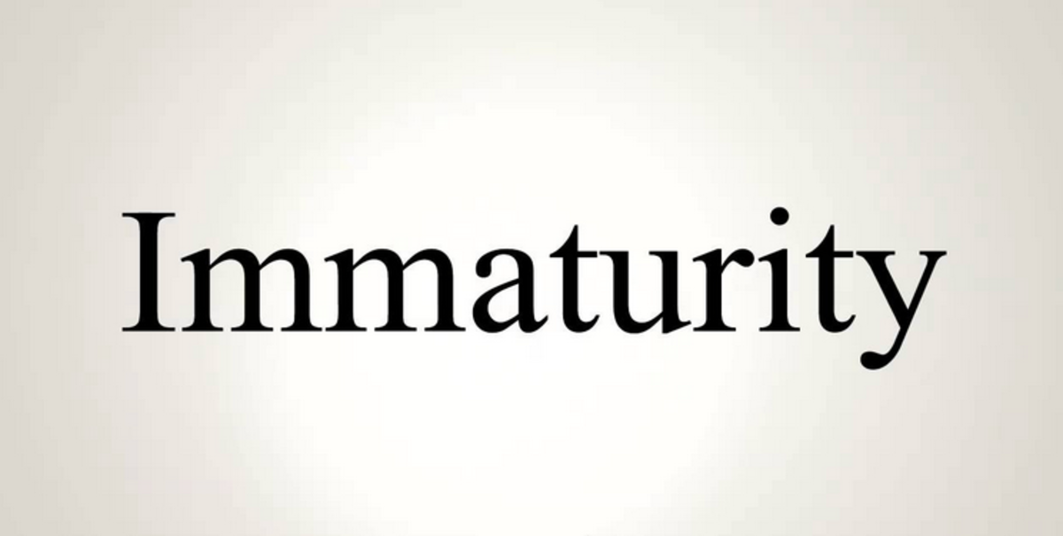 Understanding Immature People: The 5 I's of Immaturity