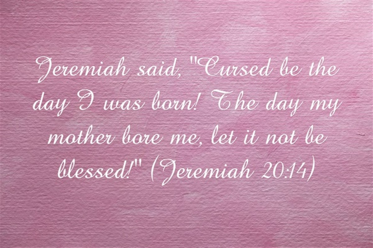 Jeremiah wanted to die.