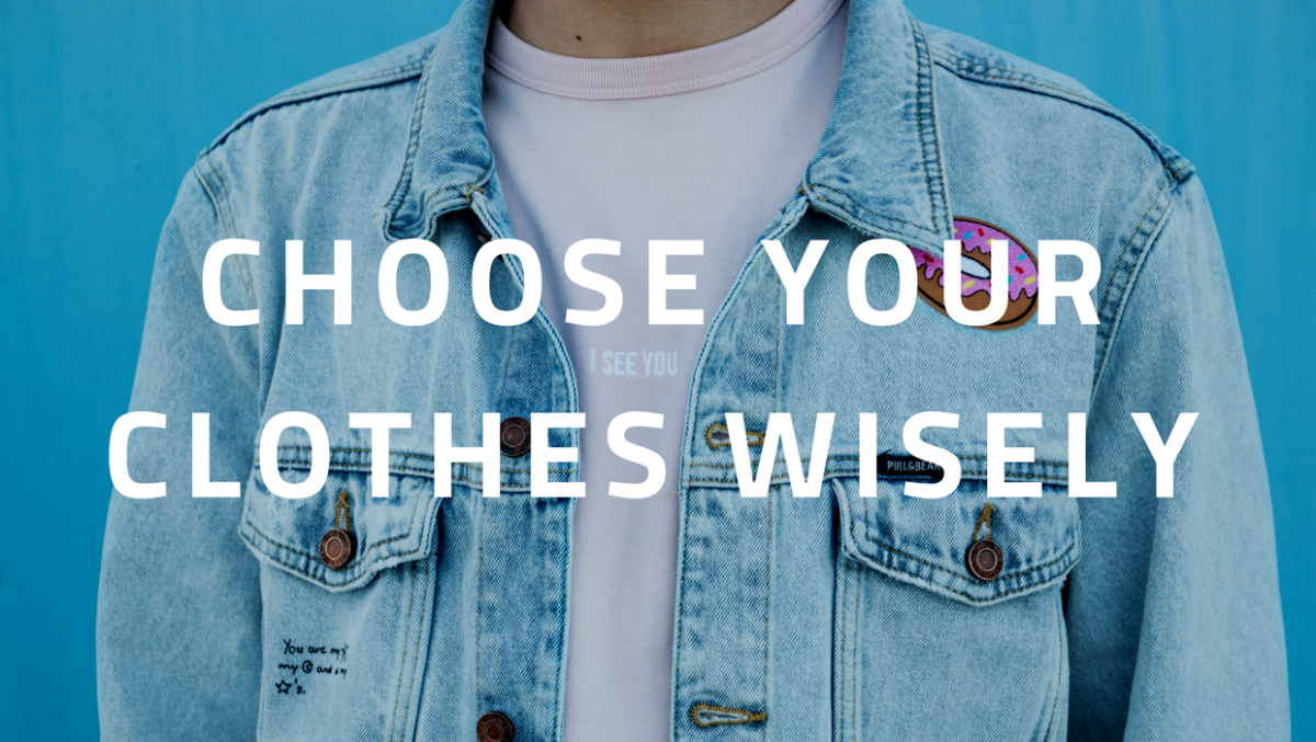 Choose Your Clothes Wisely - Photo by Benjamin Voros on Unsplash and Edited by Cromwells via Canva