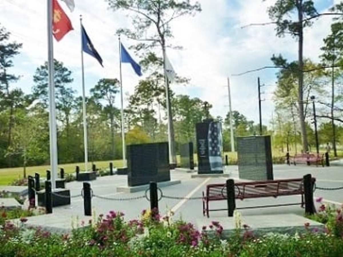 View of Fallen Warriors Memorial 