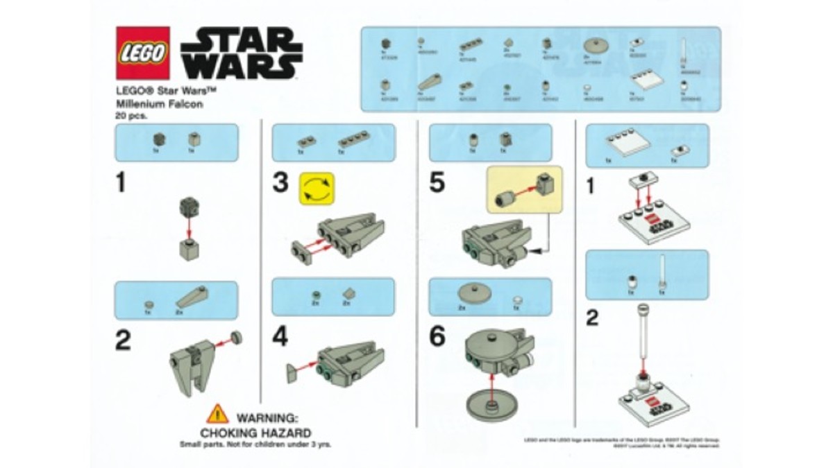 Promotional Target LEGO Star Wars Millennium Falcon Set