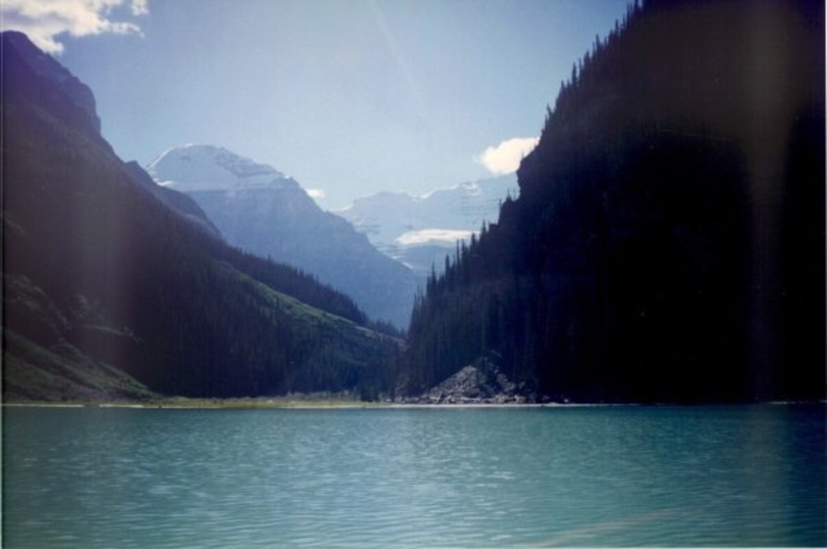 I took this photo of Lake Louise on a 4-day visit to Banff National Park in Alberta, Canada.