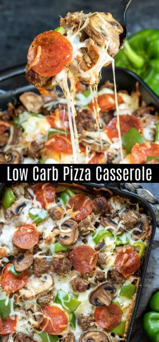 Low Carb Pizza Casserole from homemadeinterest.com