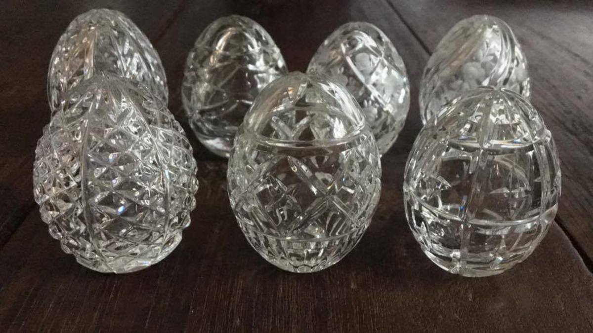 My Personal Collection Of Crystal Eggs From Saint Petersburg