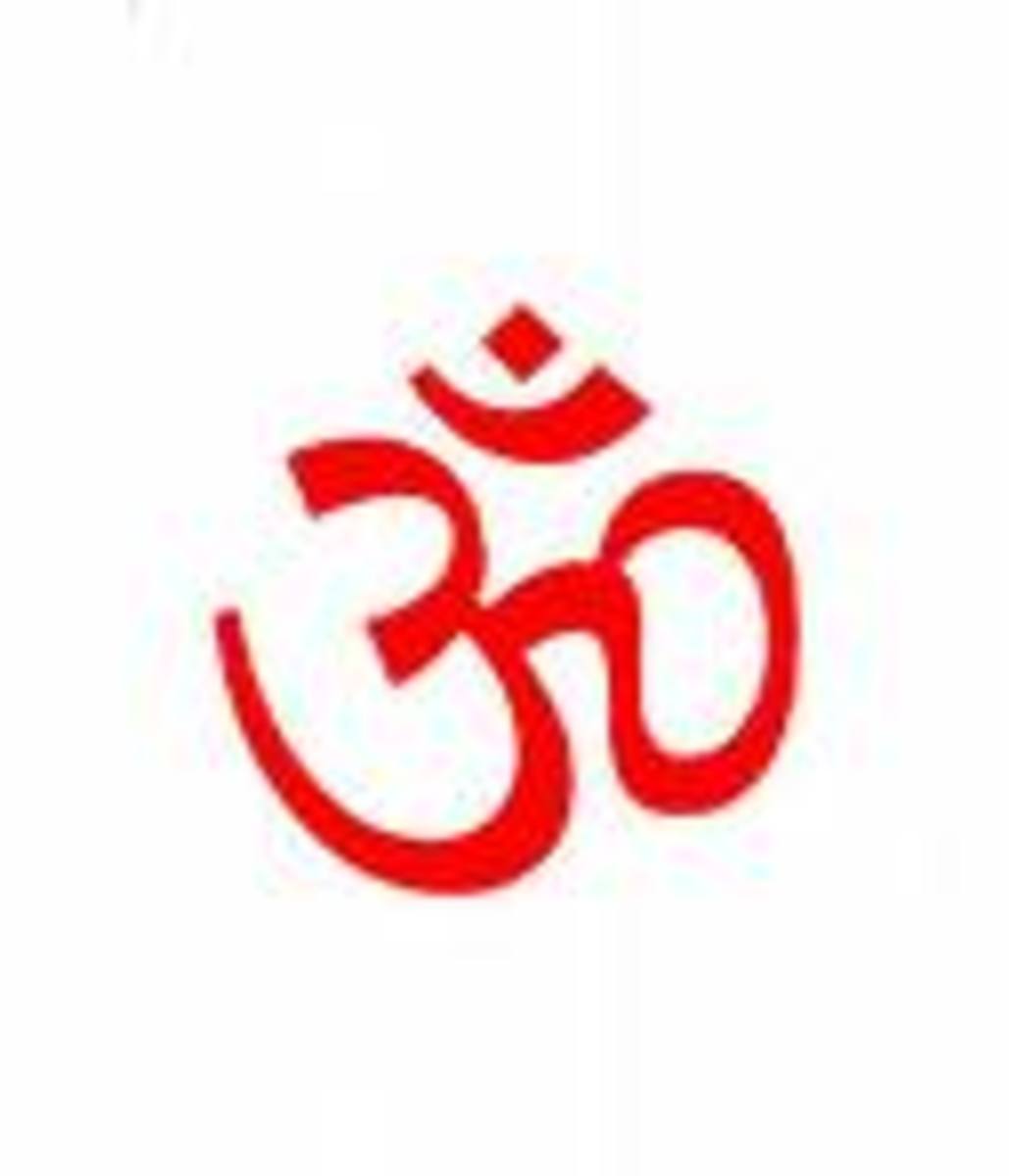 Om is the symbol for the whole universe. It carries three basic sounds: A-U-M. These three basic sounds through which all the sounds have evolved.