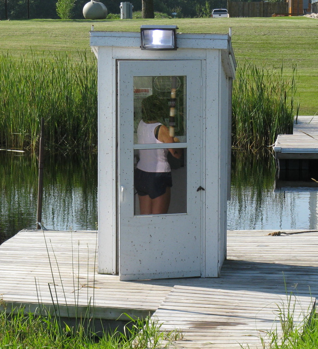 Registering a Boat at this Phone Booth