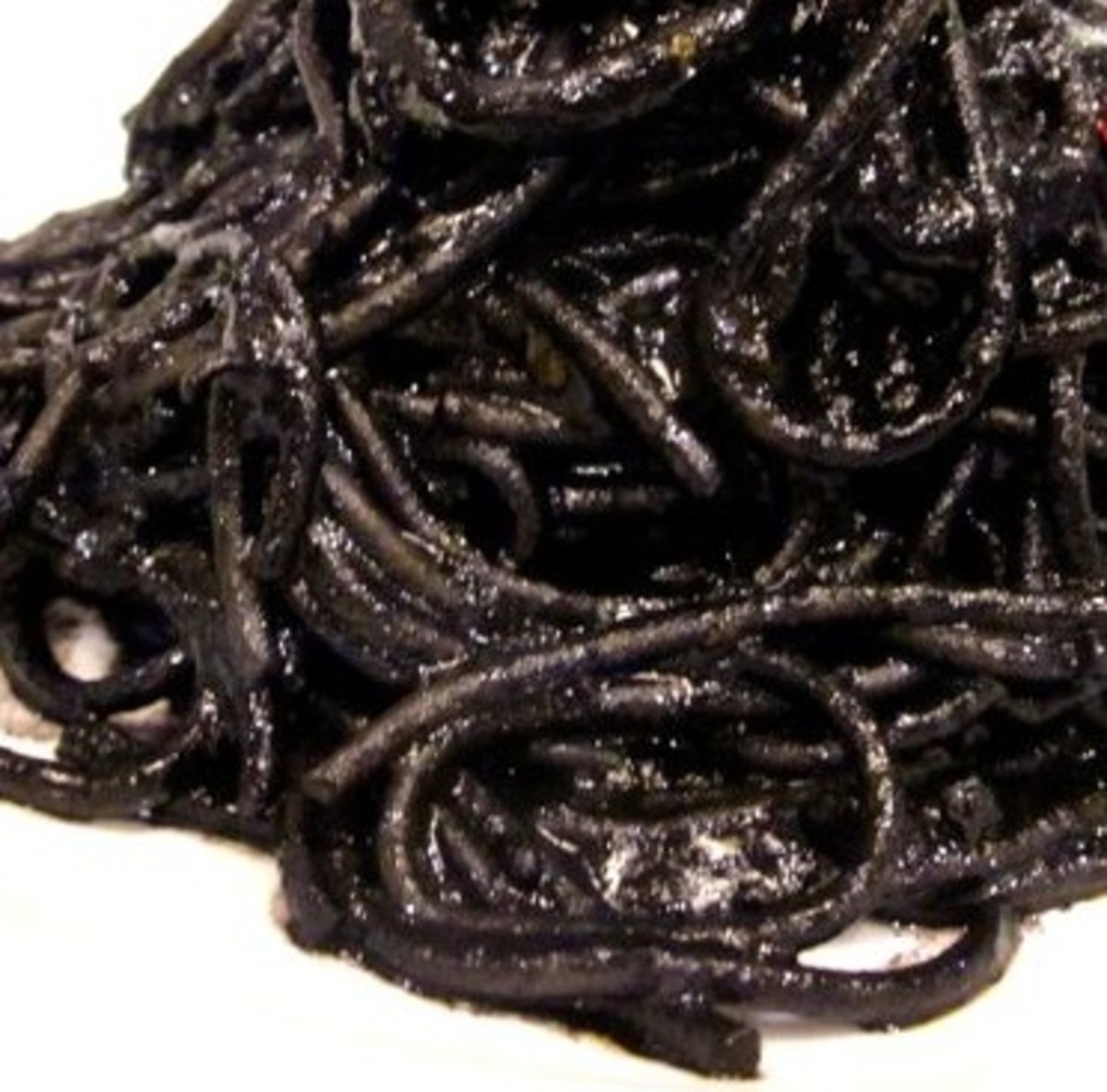 Spaghetti Made With Squid Ink