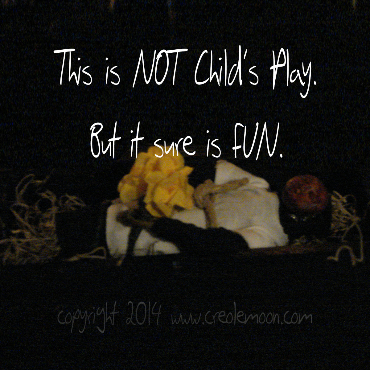 This is not child's play. Photo copyright 2014 Denise Alvarado, All rights reserved worldwide.