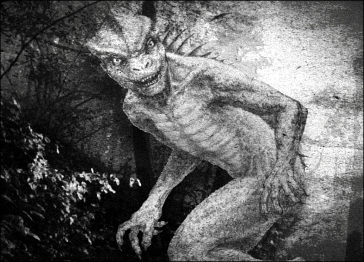The Lizard Man of Scape Ore Swamp has been described as a humanoid cryptid.