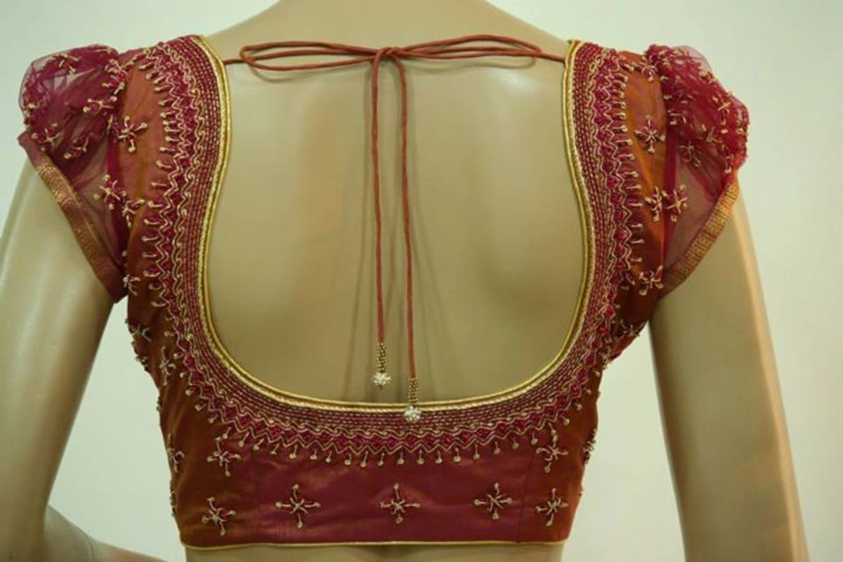 party-saree-blouse-designs