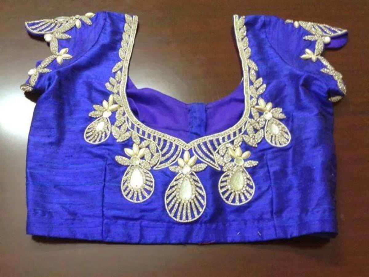 40+ Photos of Party Saree Blouse Designs - HubPages