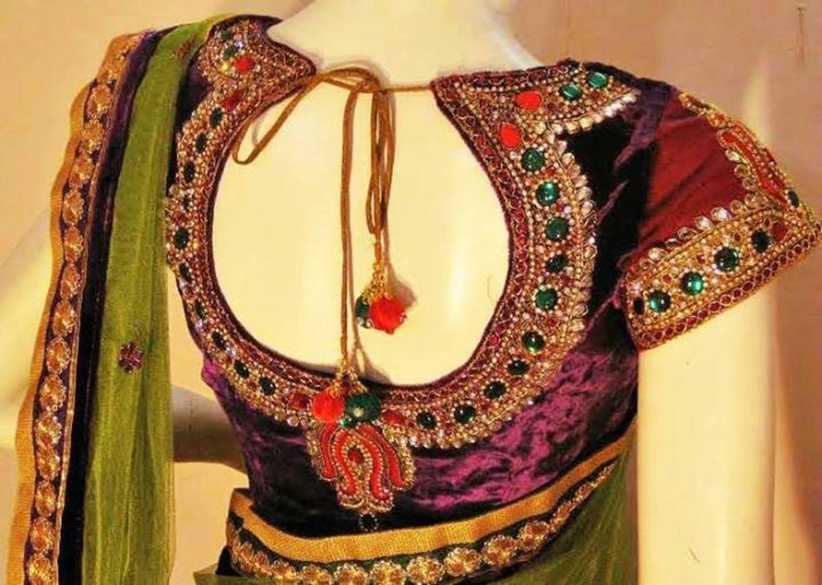 40+ Photos of Party Saree Blouse Designs - HubPages