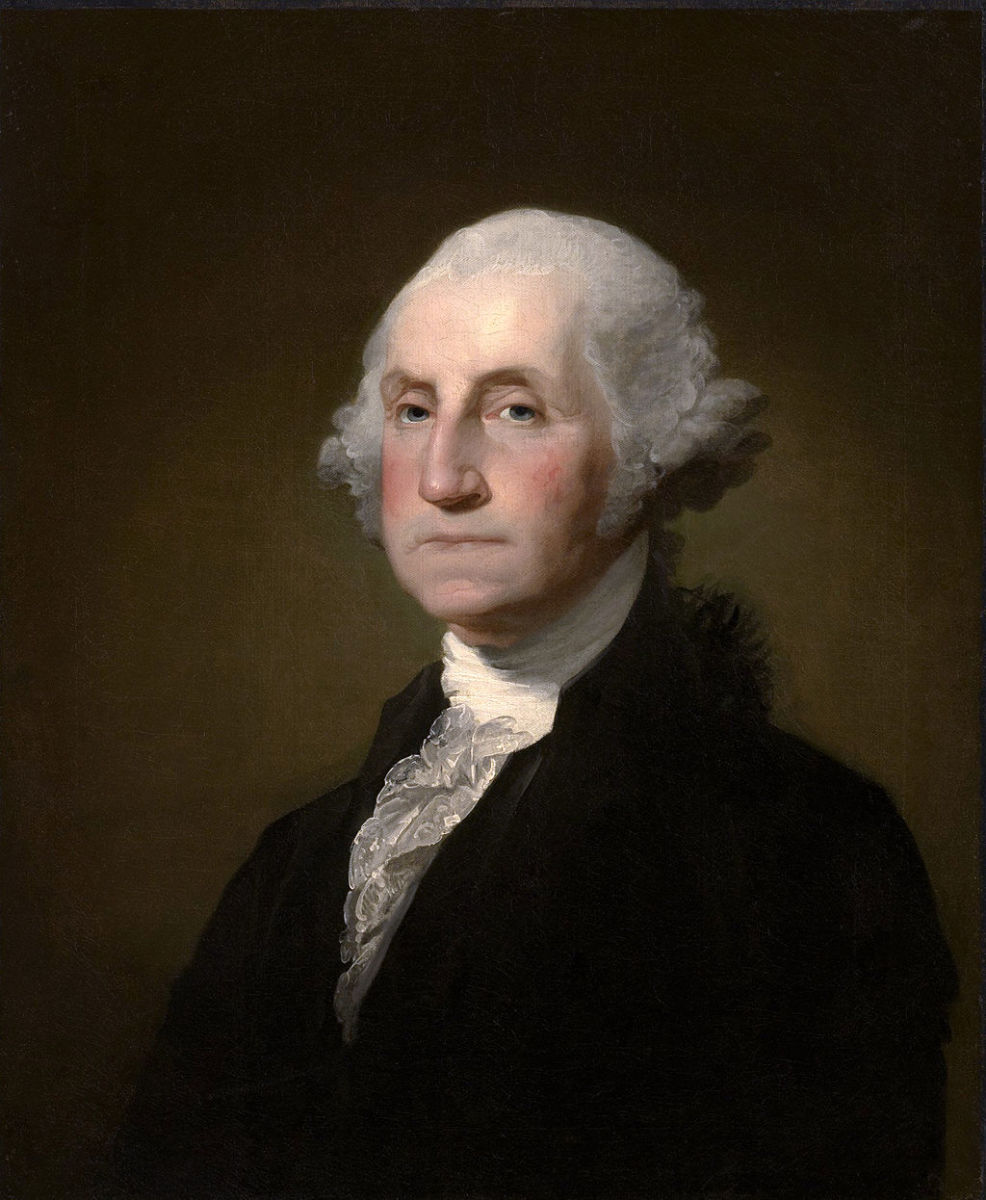 PRESIDENT GEORGE WASHINGTON, POTUS #1 1787 - 1791