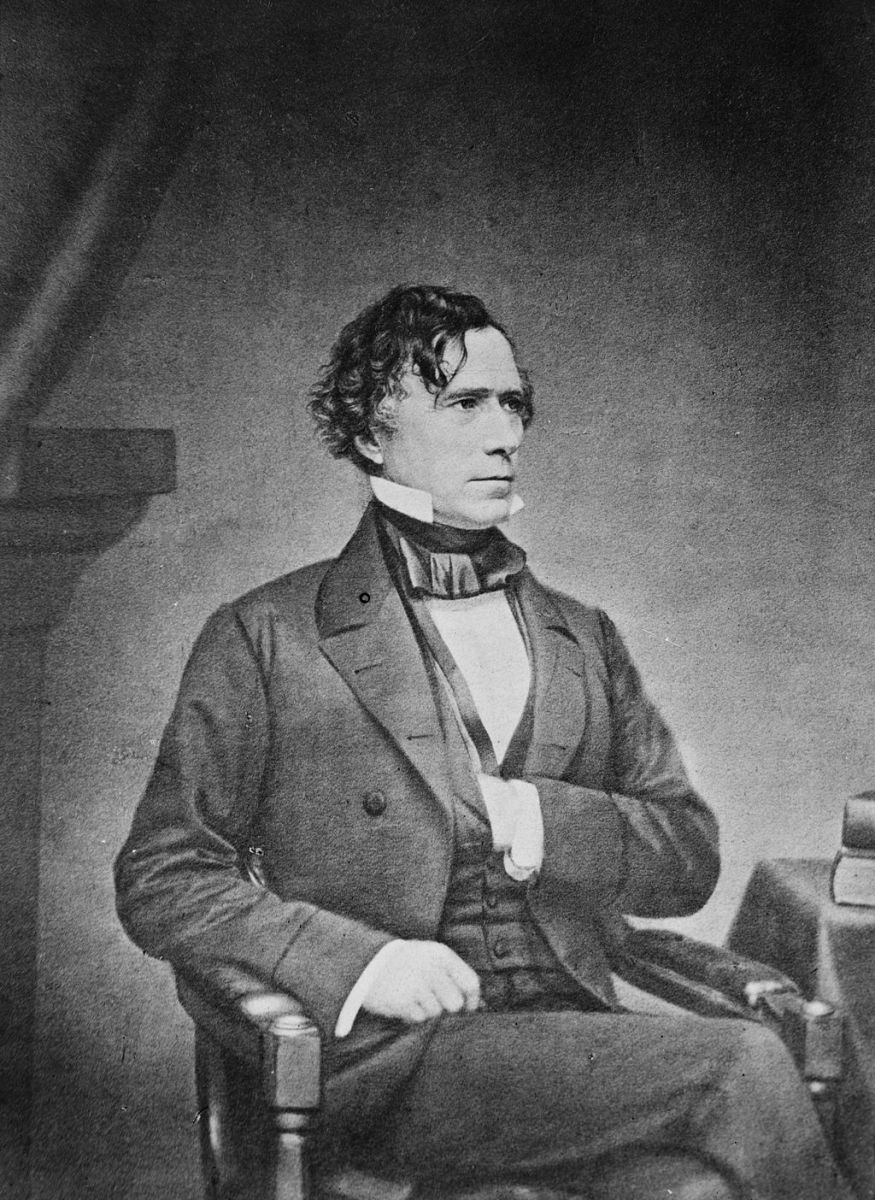 President Franklin Pierce b. 1804, d. 1869, POTUS #14, 1853 - 1857