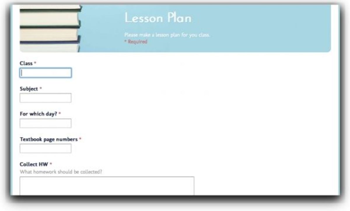 Google Docs Lesson Plan Templates