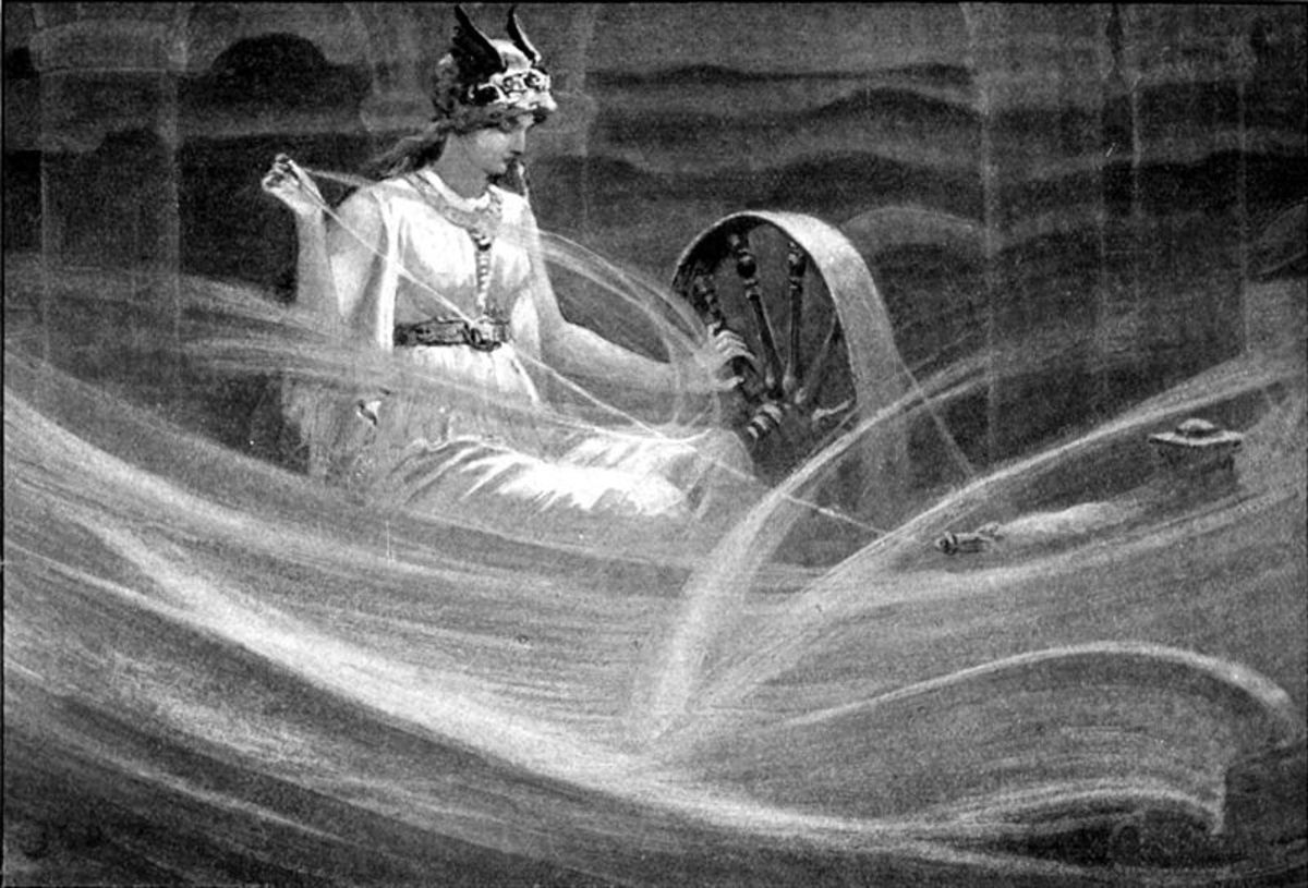 Frigg spinning the clouds