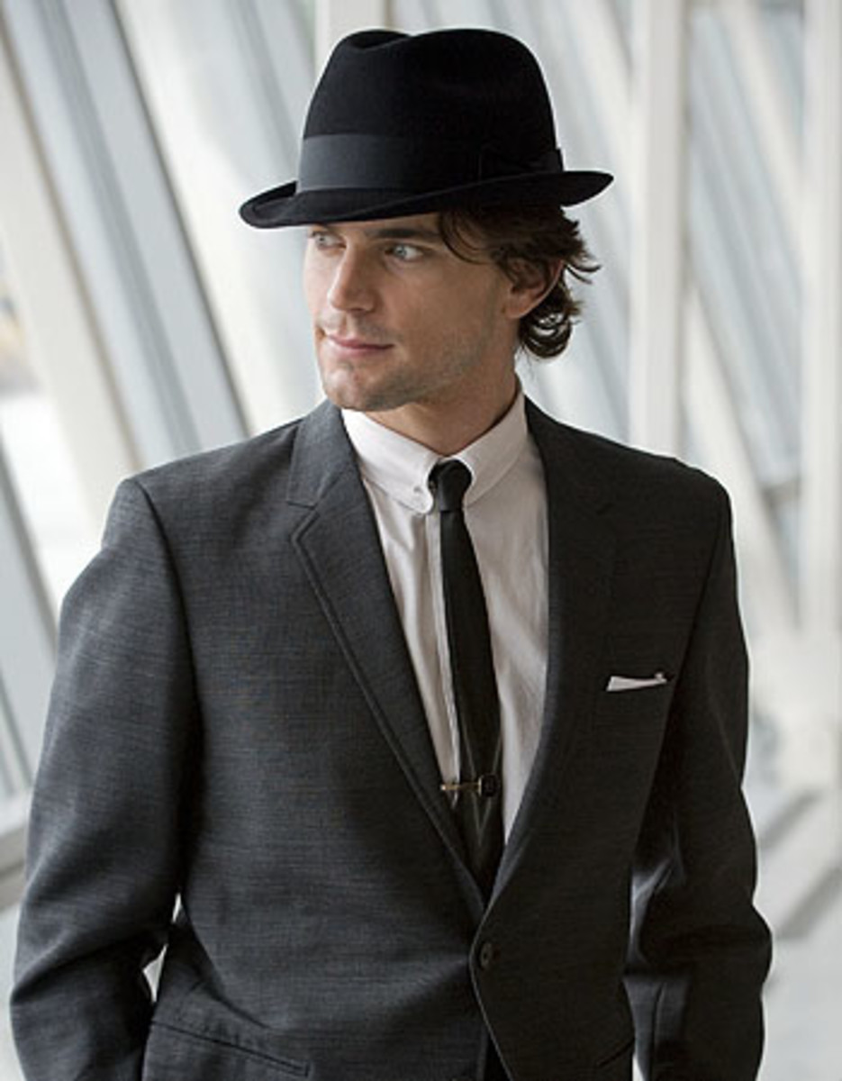 Neal Caffrey in his Black Gangster Hat