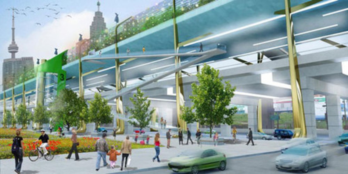 Green Ribbon, proposed futuristic ecology park in Toronto