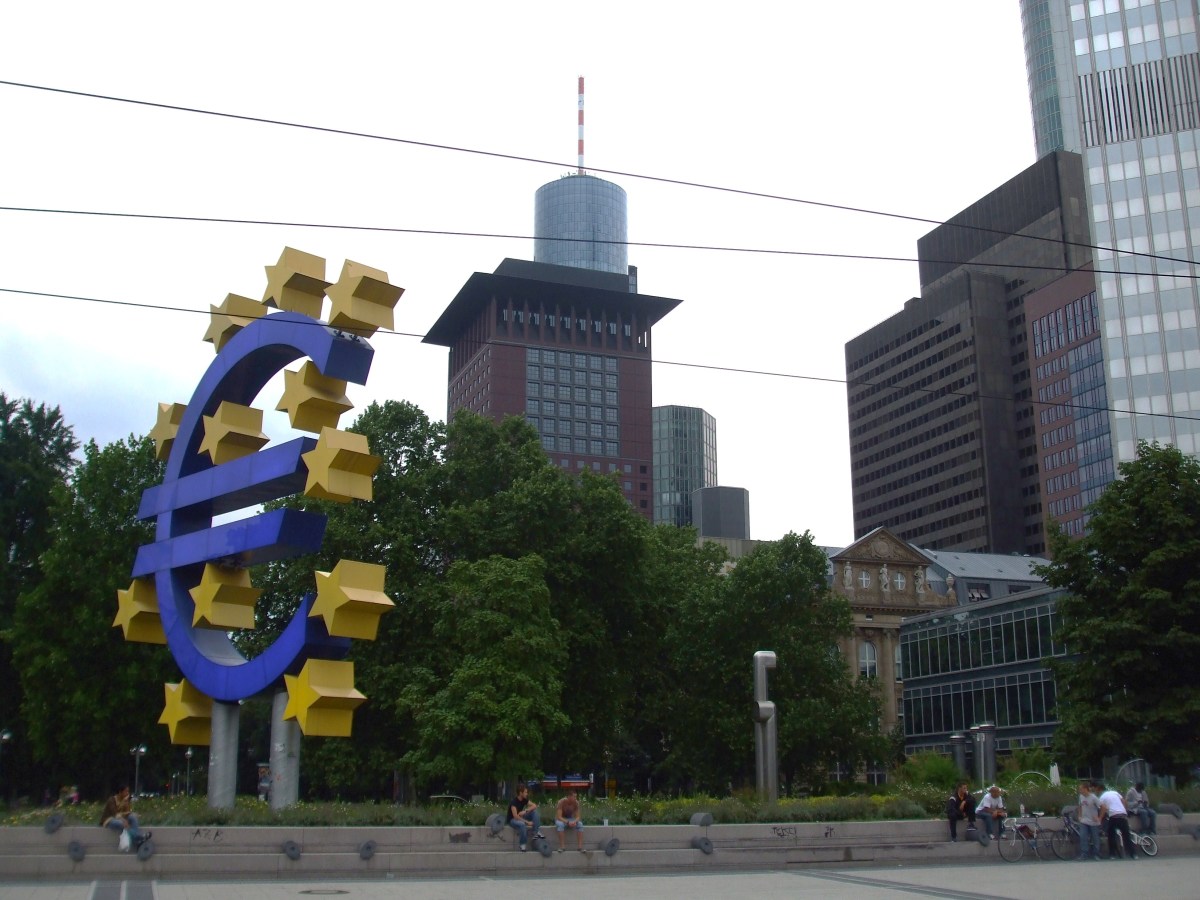 The 'Mighty Euro' at the European Central Bank Headquarters