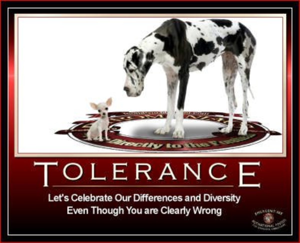 Is tolerance really always the best option?