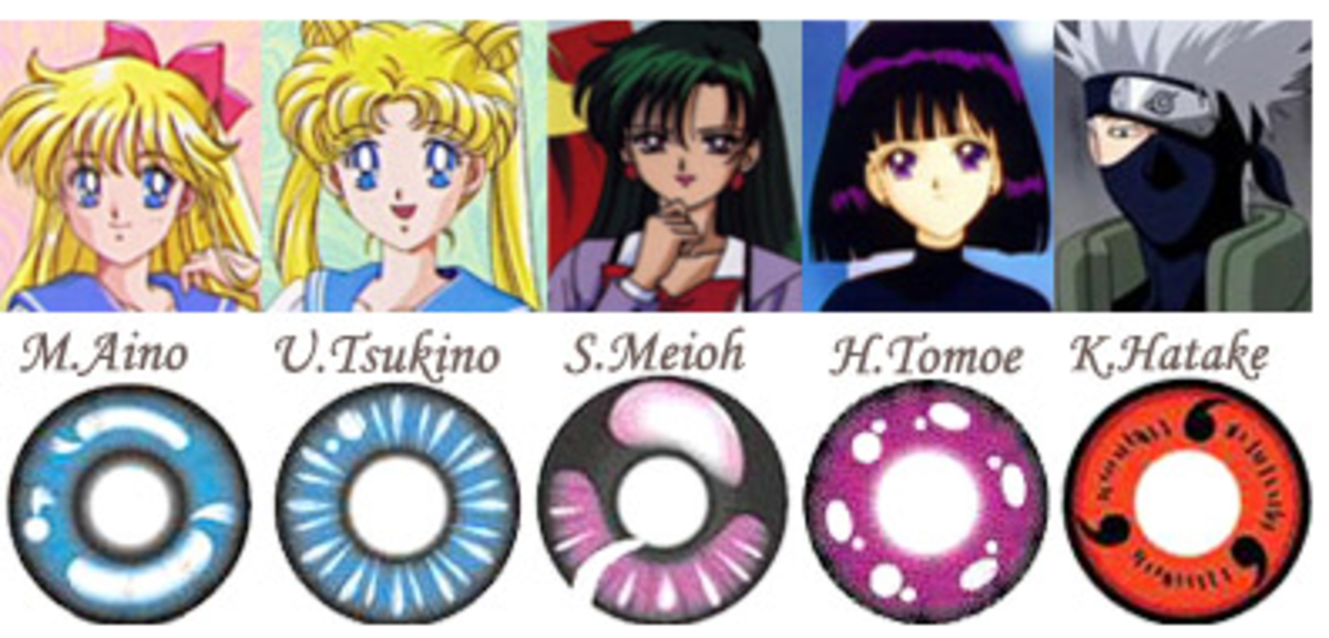 1-Save-On-Lens also offers specific anime character contacts from shows such as Sailor Moon and Naruto.