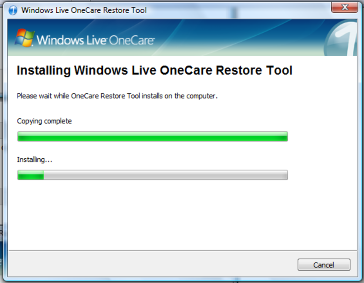 Windows Live ONECARE