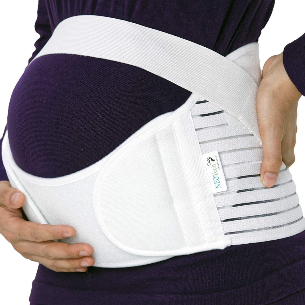Voted most comfortable maternity support belt by moms-to-be.