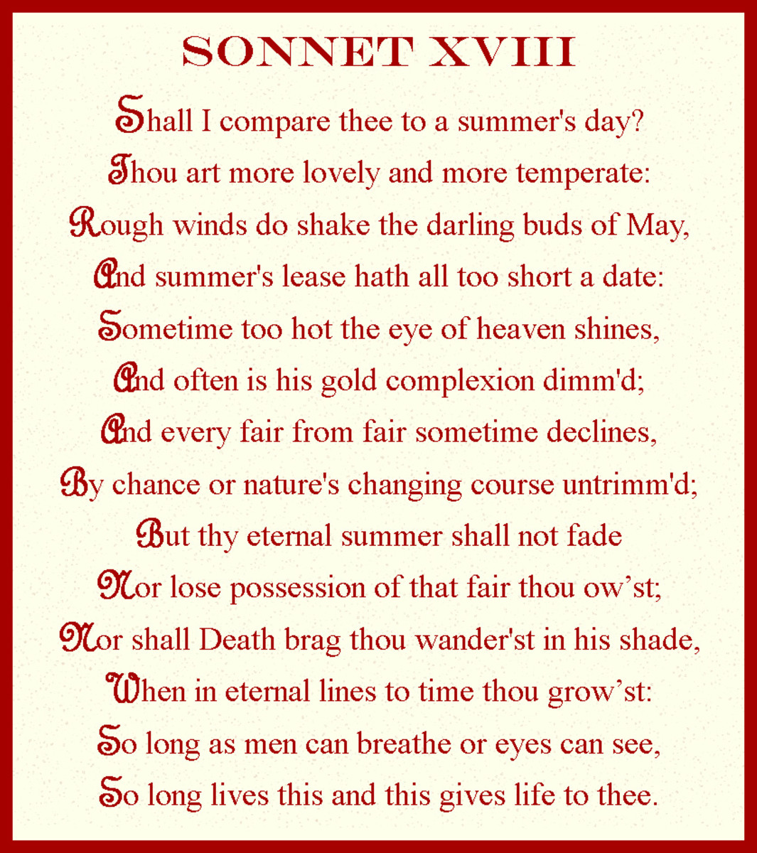 shakespeares-sonnets-online-sonnet-18-shall-i-compare-thee-to-a-summers-day