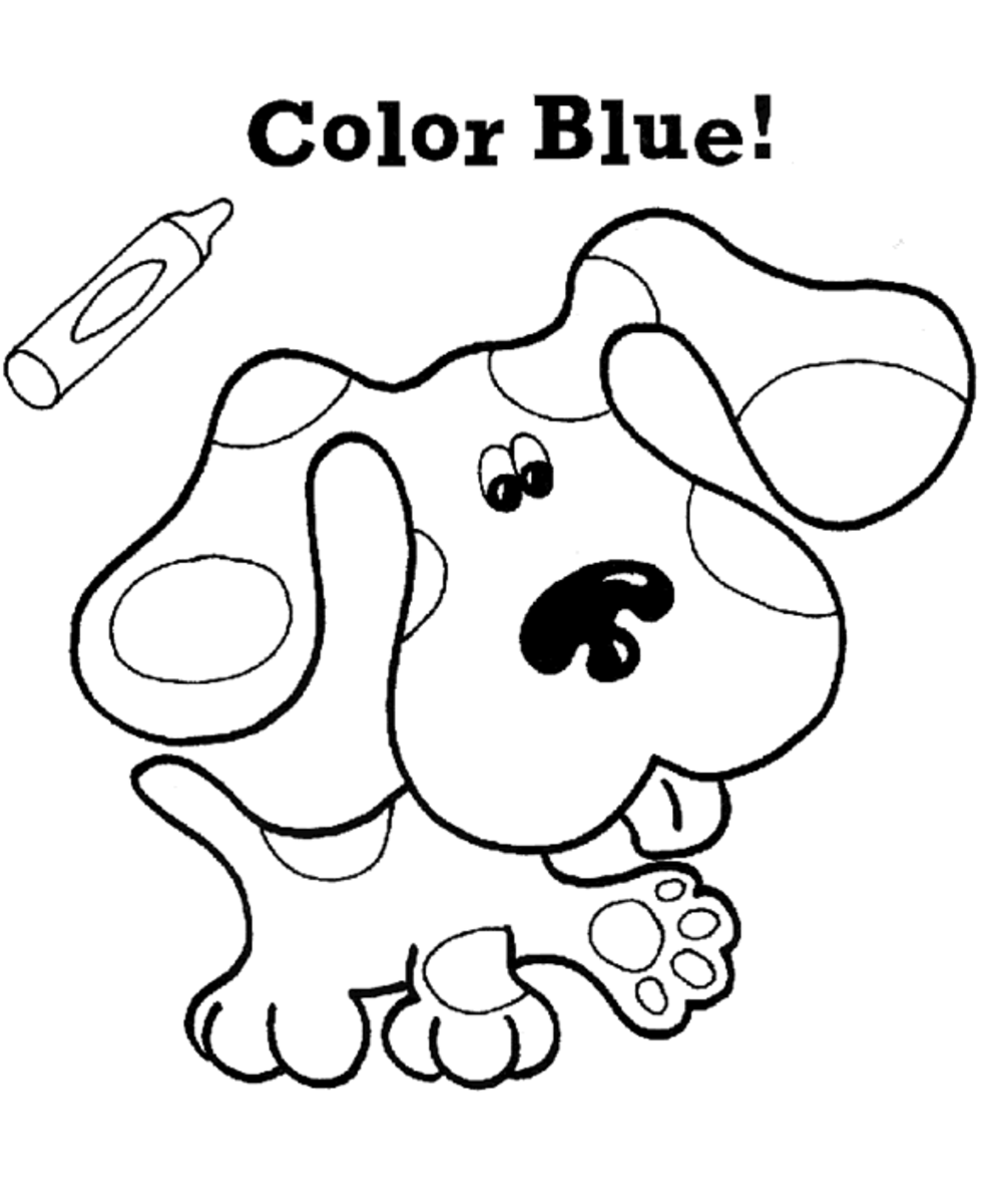 blues clues coloring pages at coloring-pages-to-print.blogspot.com