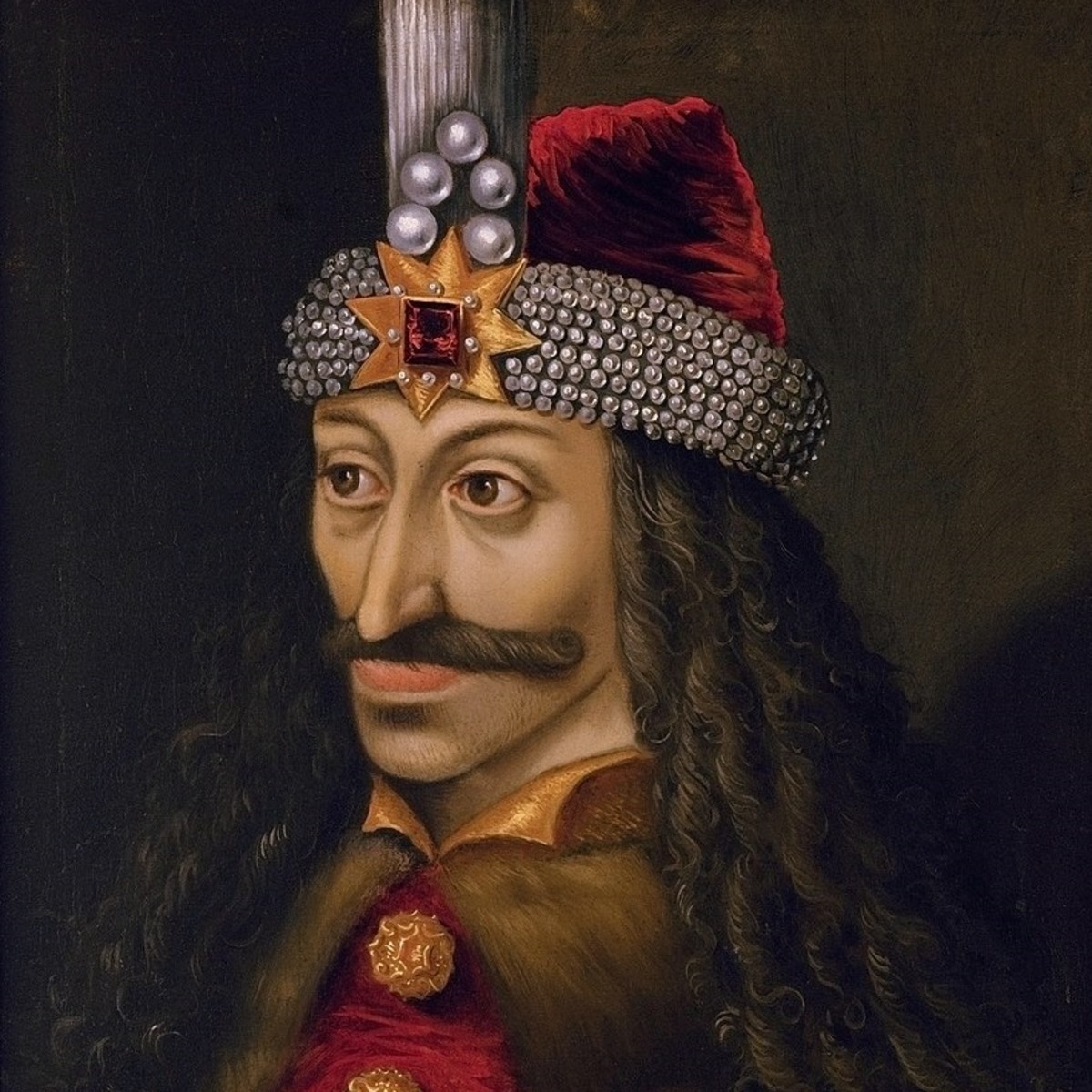 A 1560 painting of Vlad the Impaler. It is allegedly a copy of an original.