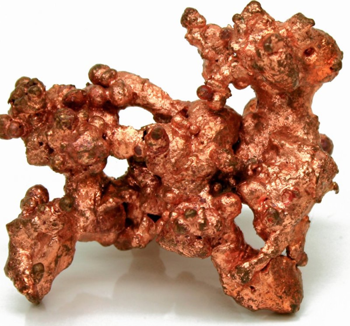 Copper is a mineral native to Pennsylvania. Here is a specimen of native copper.