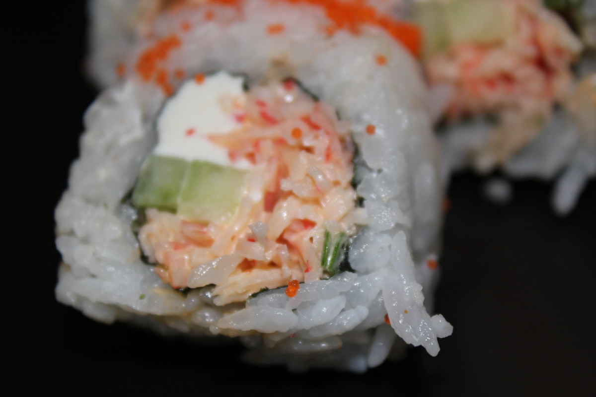 Spicy Crab Sushi Roll Recipe 
