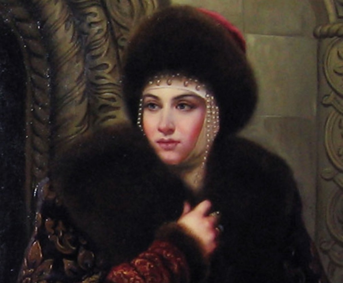 A disputed portrait of Ivan's second wife, Maria Temryukovna.