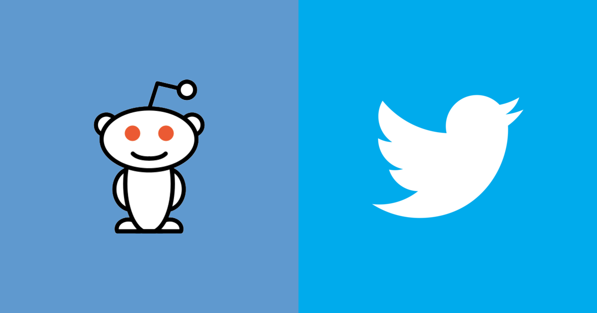 You read offline with Reddit and Twitter