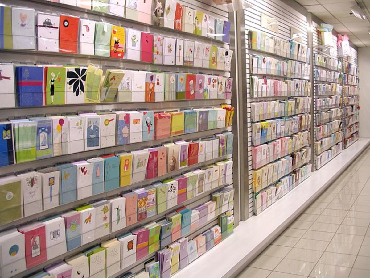 Greeting cards are still very popular today!