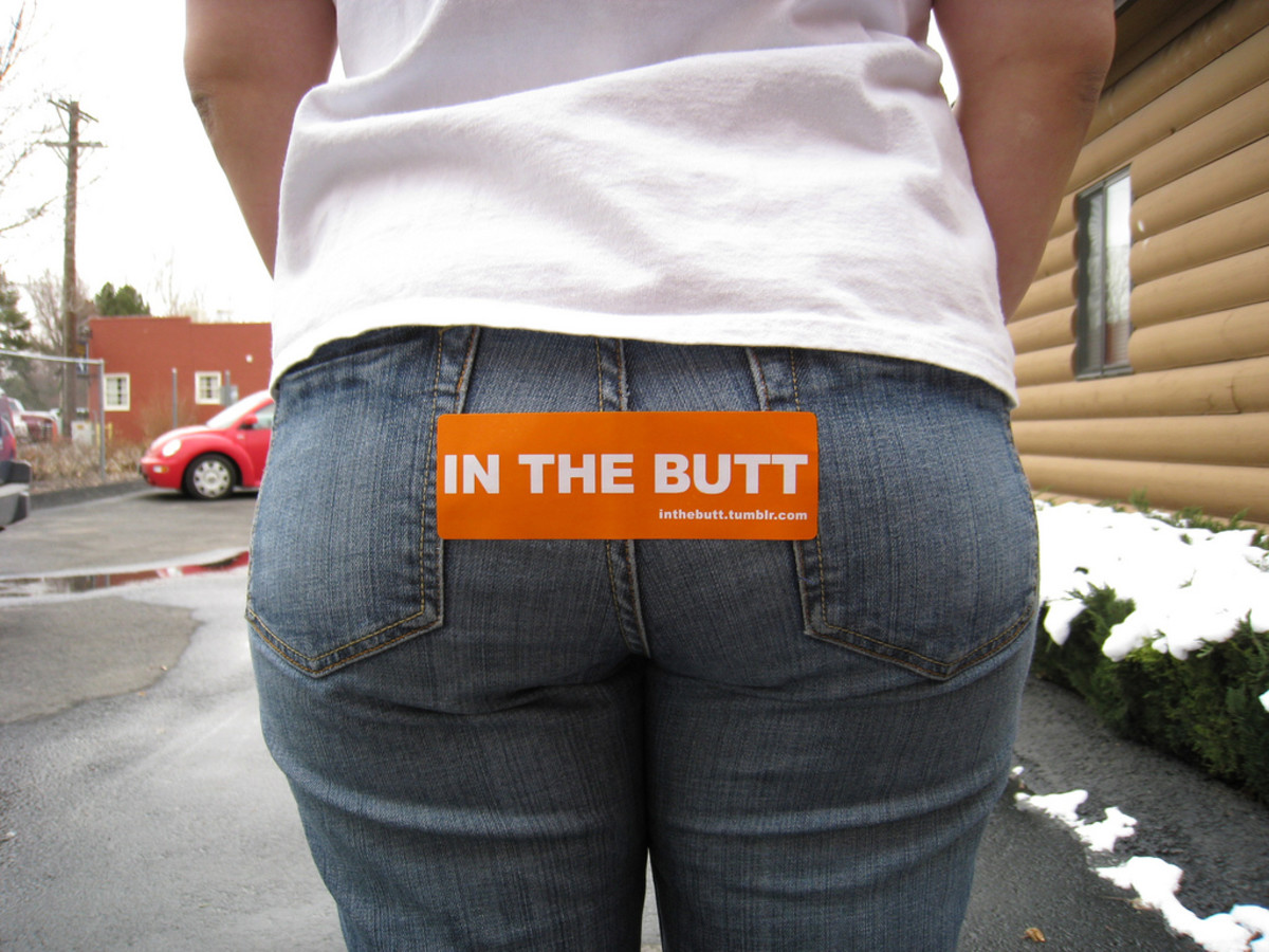 In the butt... lies a great deal of utility!