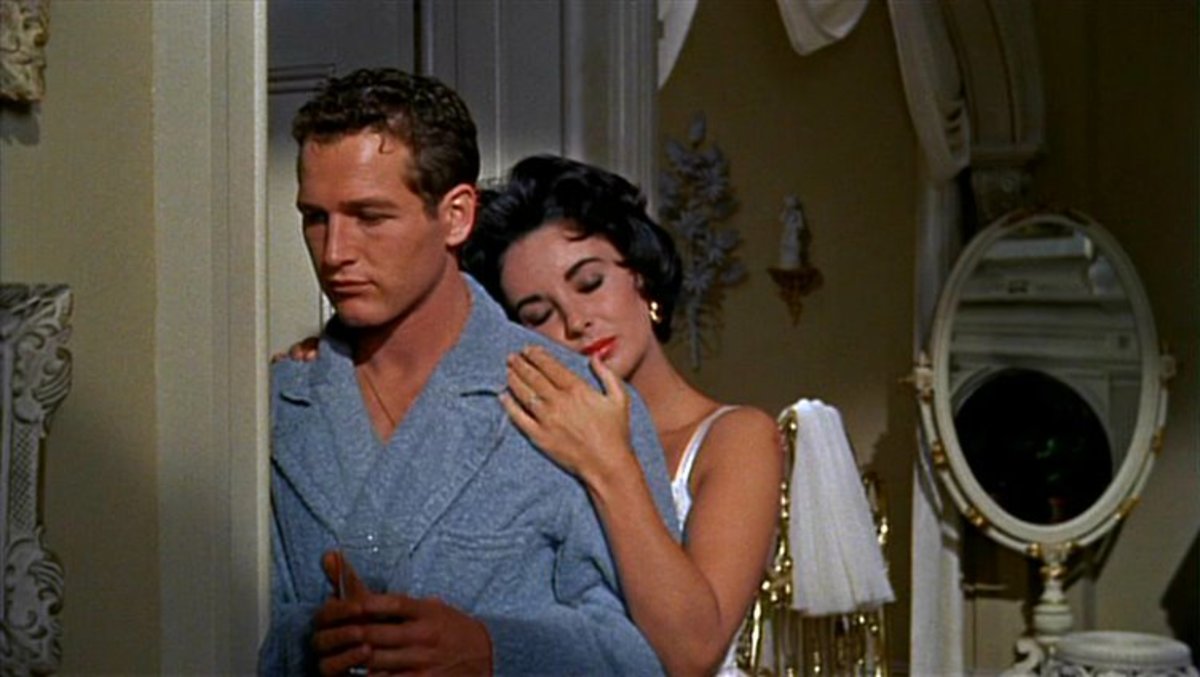 Newman and Taylor in Cat on a hot tin roof