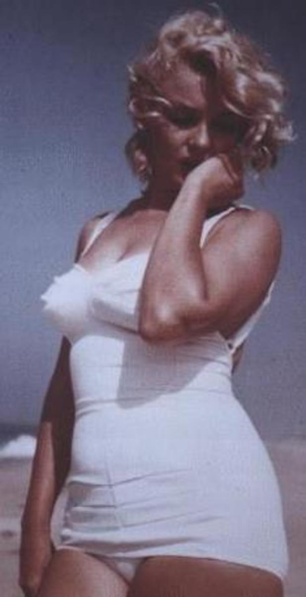 Marilyn's trademark swimsuit