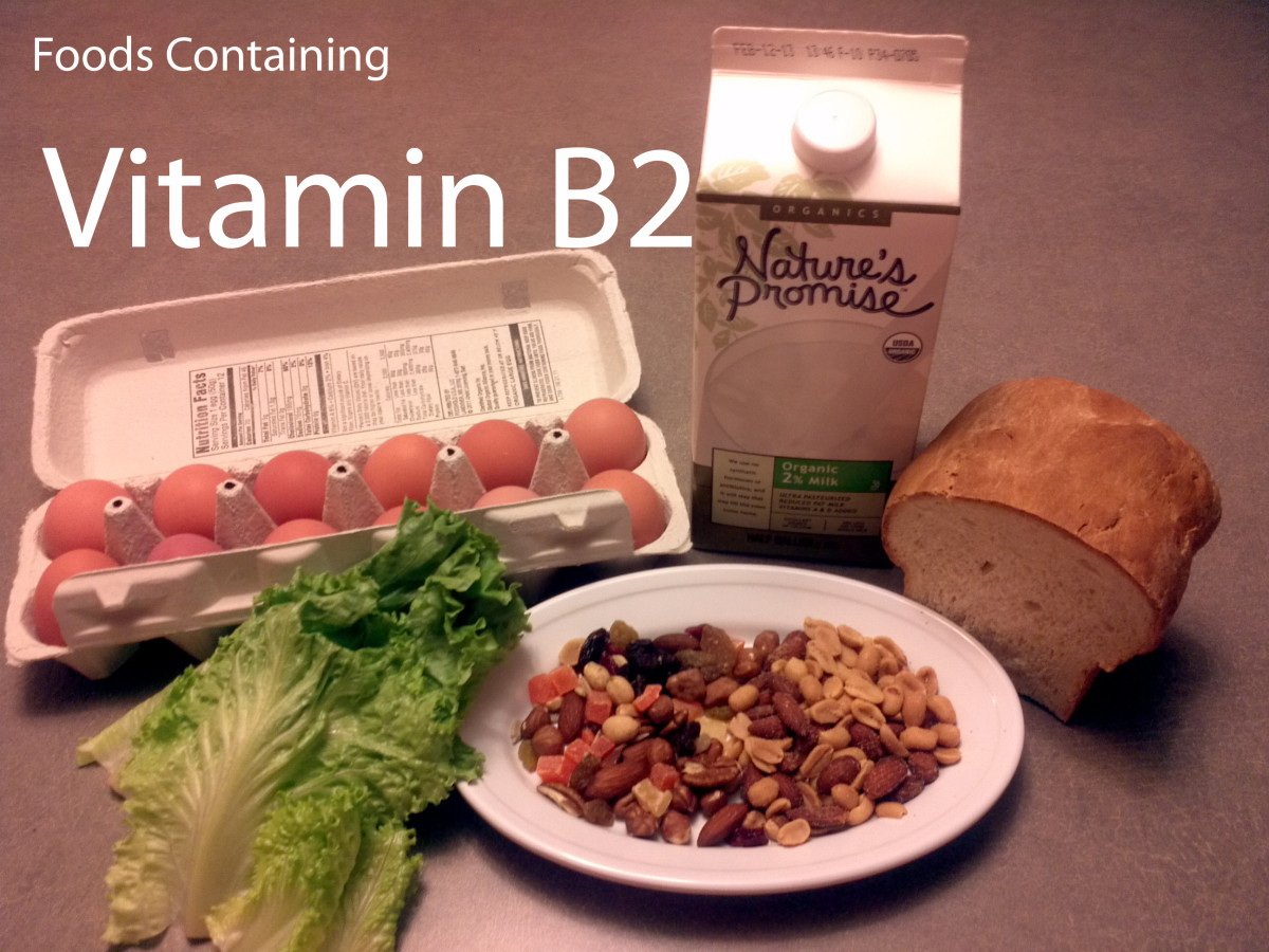 Common foods containing Vitamin B2