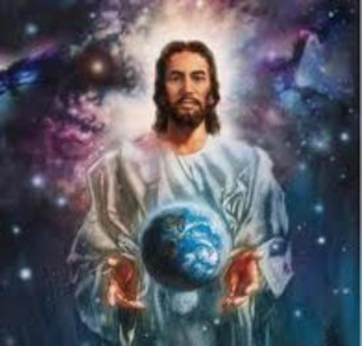 Our Lord Jesus Christ is also an angel of God and son of God, the whole world as we know it may depend from him, because he is linked to his Father God, and he is able to link with us, as he has been living on this planet earth already. 